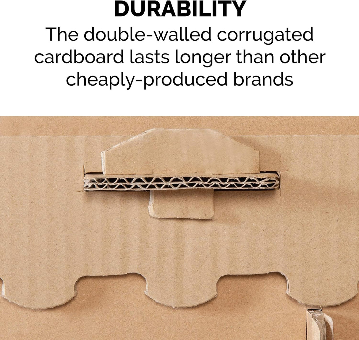 Muebles para gatos para Apartamento escondite cartón marrón