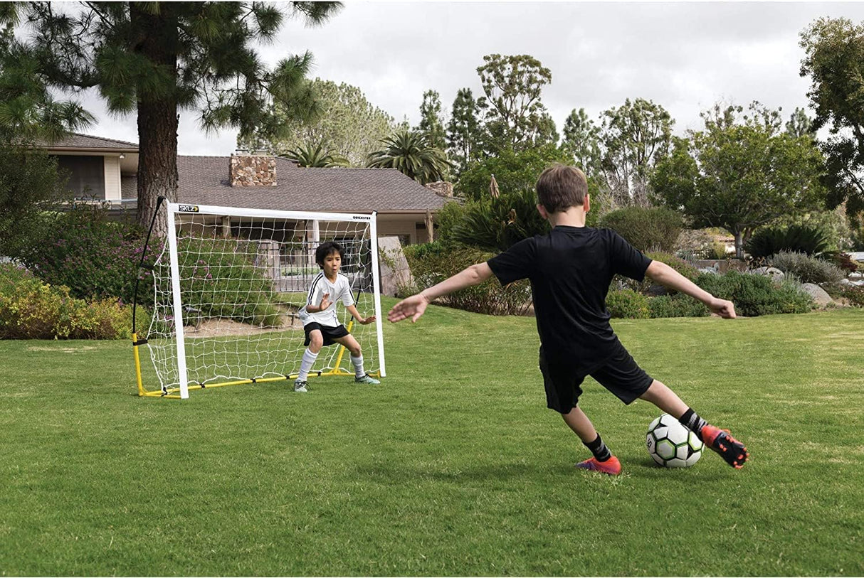 Porteria de futbol portatil, plegable, con red y bolso