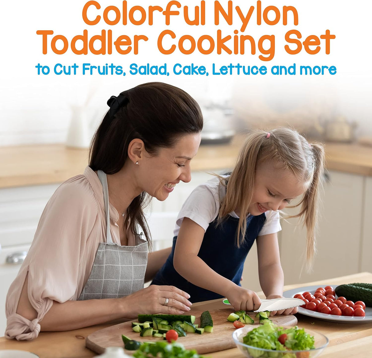 Juego de cuchillos de nailon 3 piezas NUTRICHEF NCKIDNF3