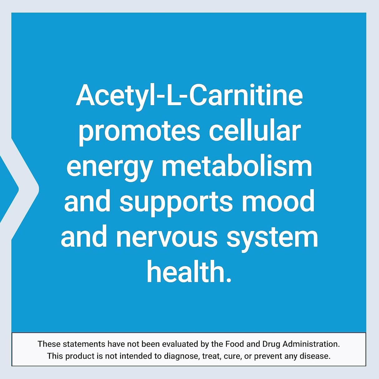 Extensión de Vida Acetil-L-Carnitina, 3 Meses, 100 cápsulas