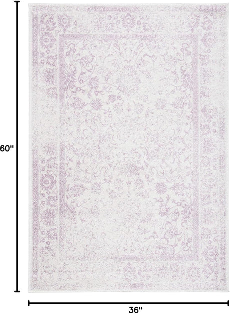 Alfombra Acento Oriental Distressed, No Desprende Pelusa, ADR109U