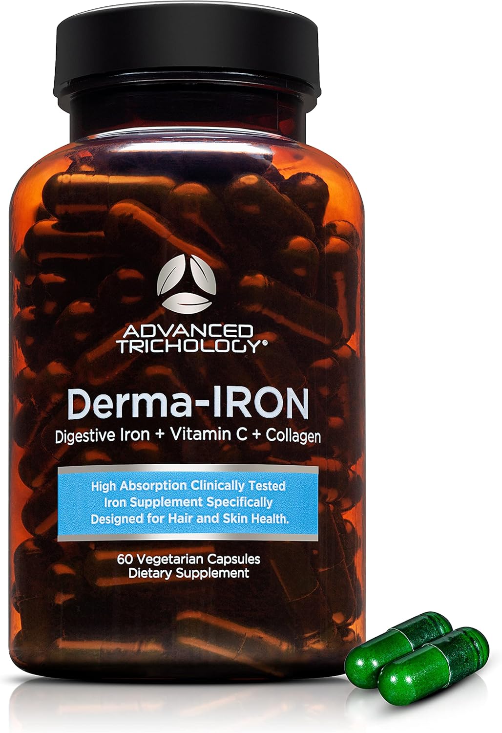 Suplemento Derma-Iron para mujeres y hombres para el cabello