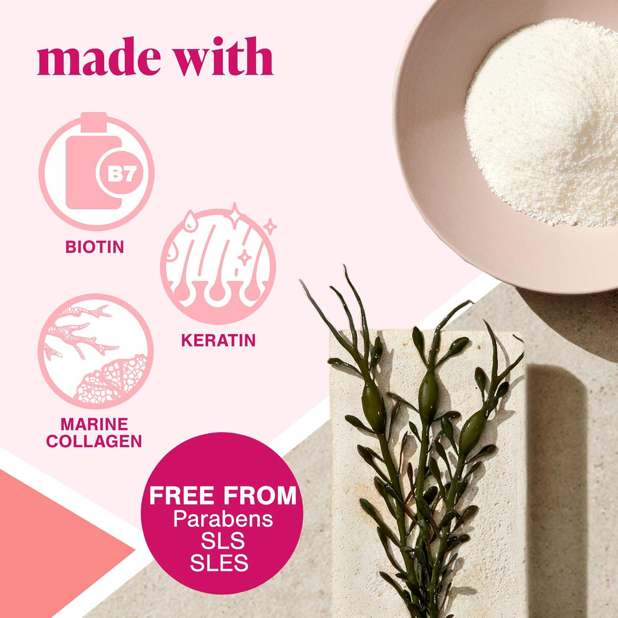 Viviscal Champú espesante formulado con biotina y queratina