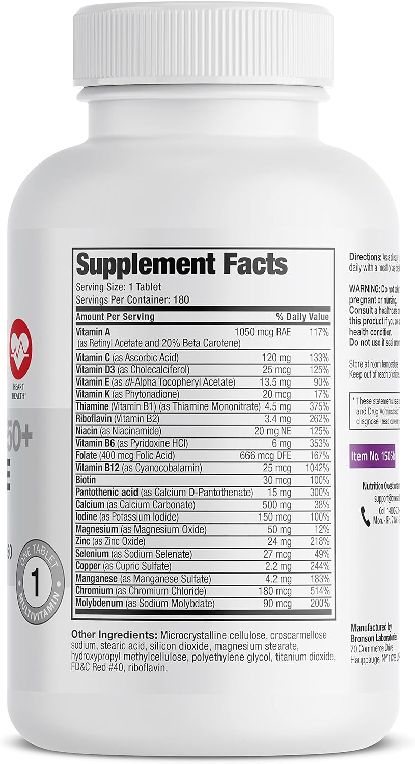 Suplementos Bronson ONE Daily Multivitamínico Multimineral