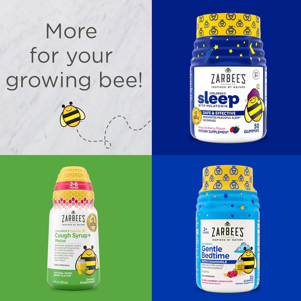 Zarbee's Apoyo Inmunológico Niños, Vitaminas C, D y Zinc, 28 Tabletas