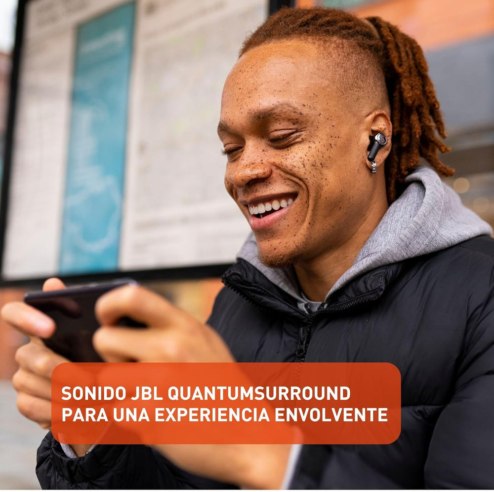 Auriculares JBL Quantum TWS, Cancelación de Ruido, Gaming
