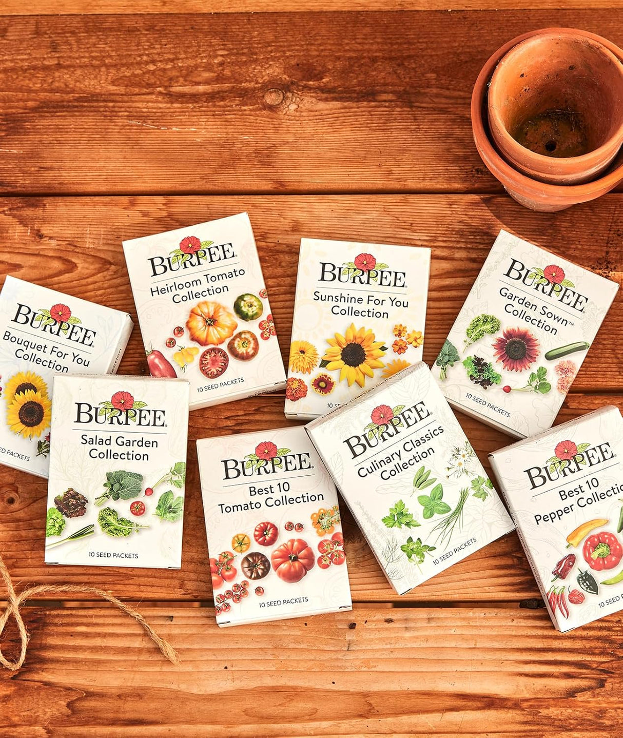 Semillas de Tomate No GMO Burpee, 10 Mejores para Jardín