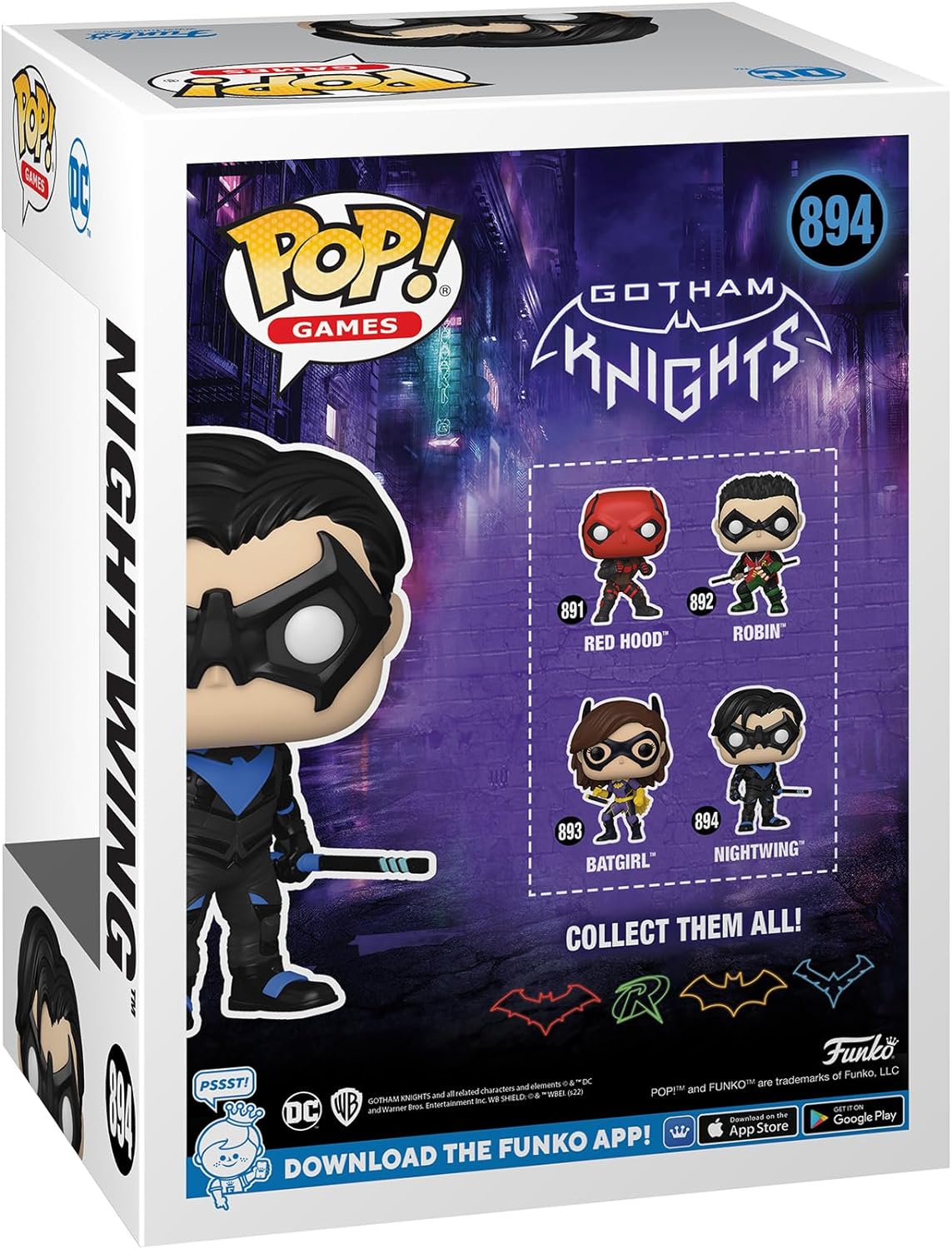 Funko Pop! Gotham Knights: Figura de Nightwing Coleccionable