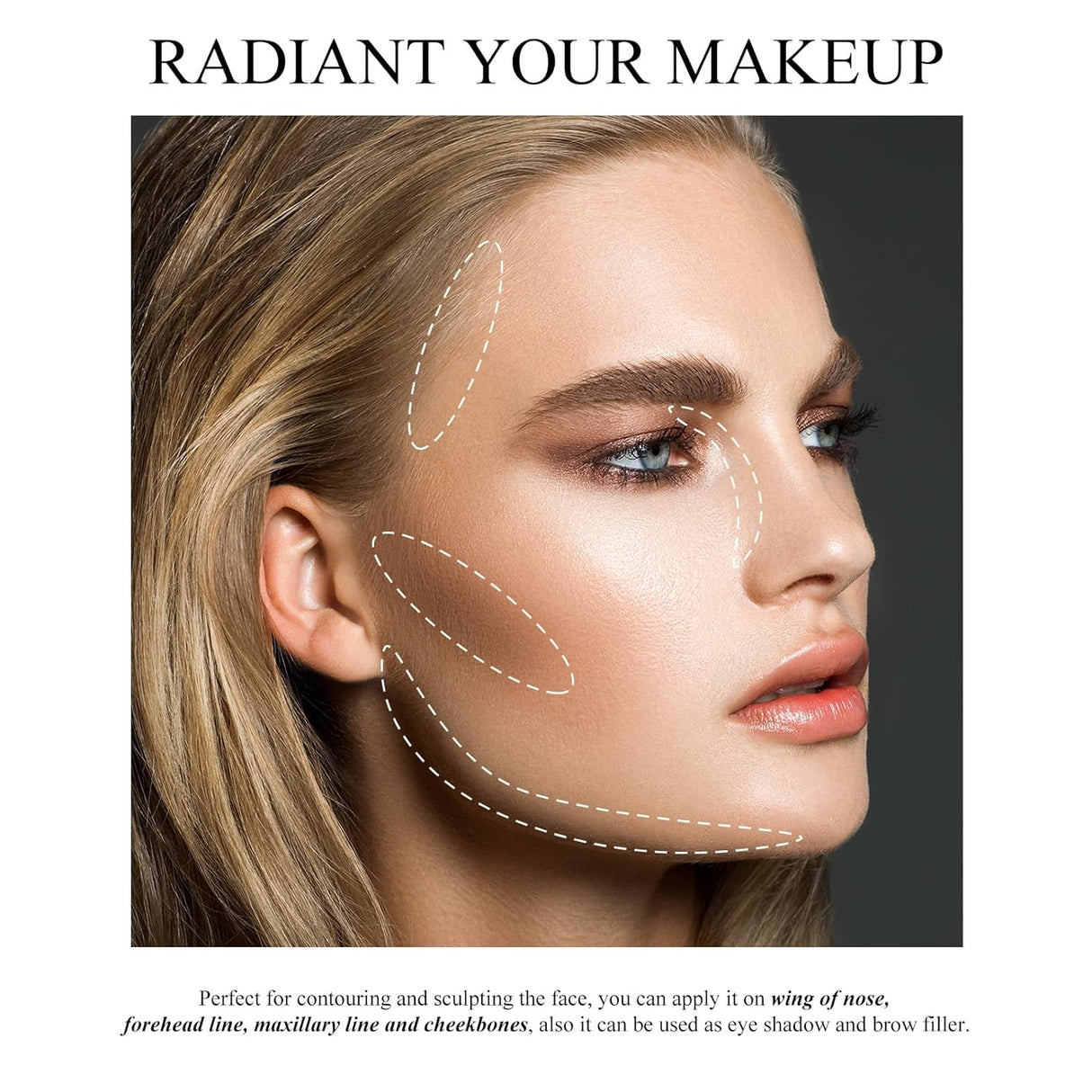 Paleta de Contorno Facial Ultrafina y Mate Multiusos