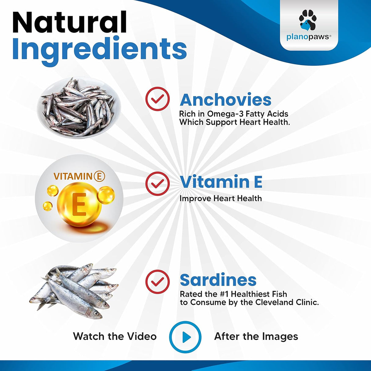 Vitaminas Aceite de pescado omega 3 para perros de pescado