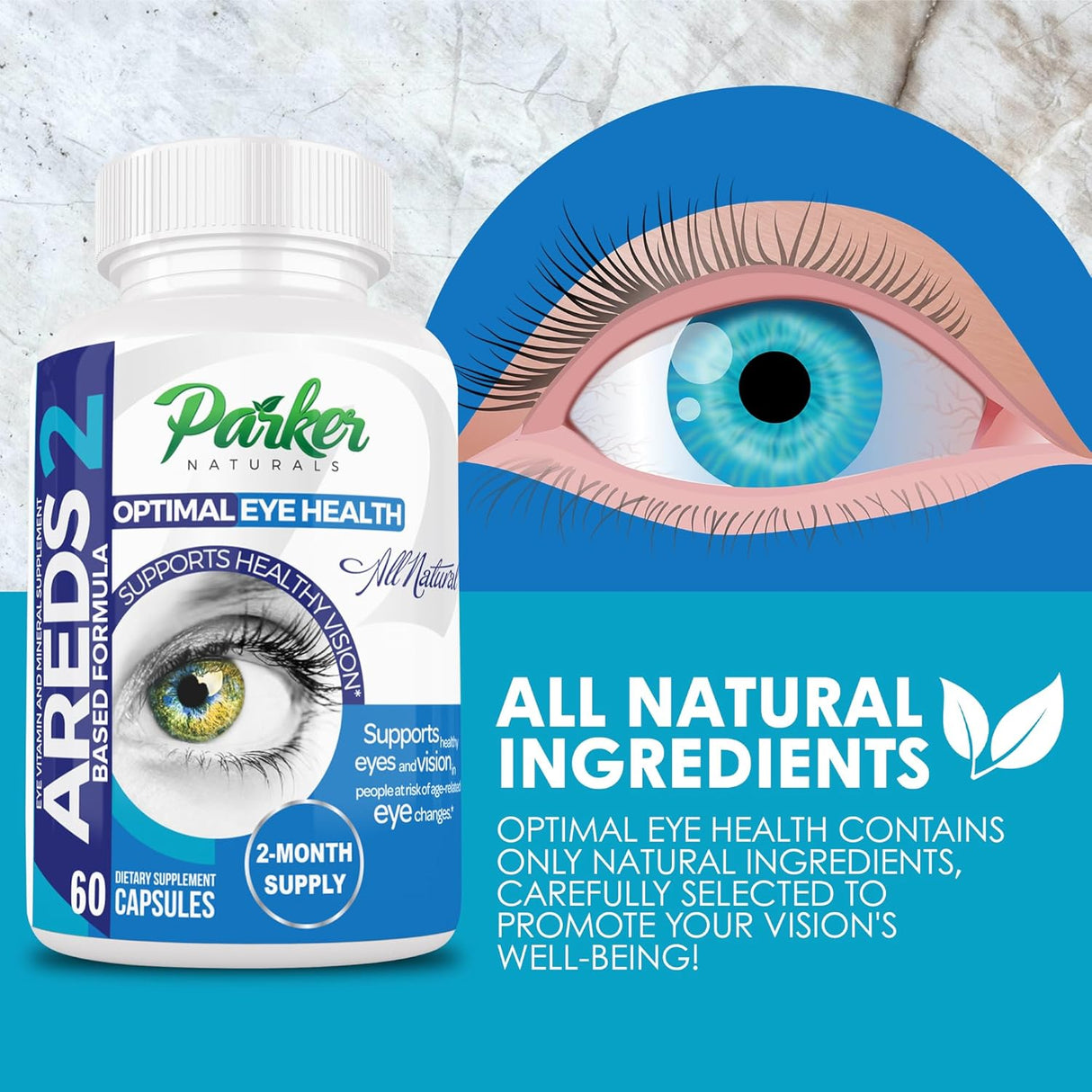 Suplemento de vitaminas para los ojos Parker Naturals