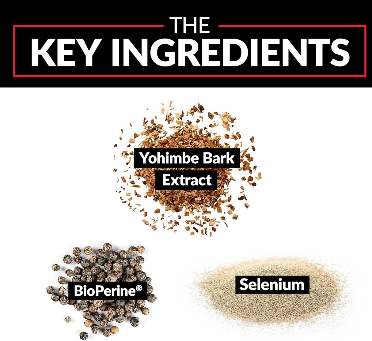 Suplemento de yohimbina para hombres extracto de corteza