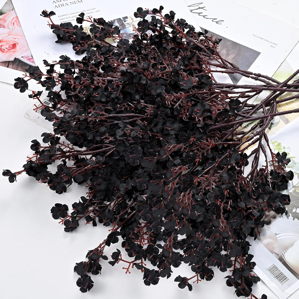 Flores Artificiales Yastouay, 10 Pcs, Decoración Halloween