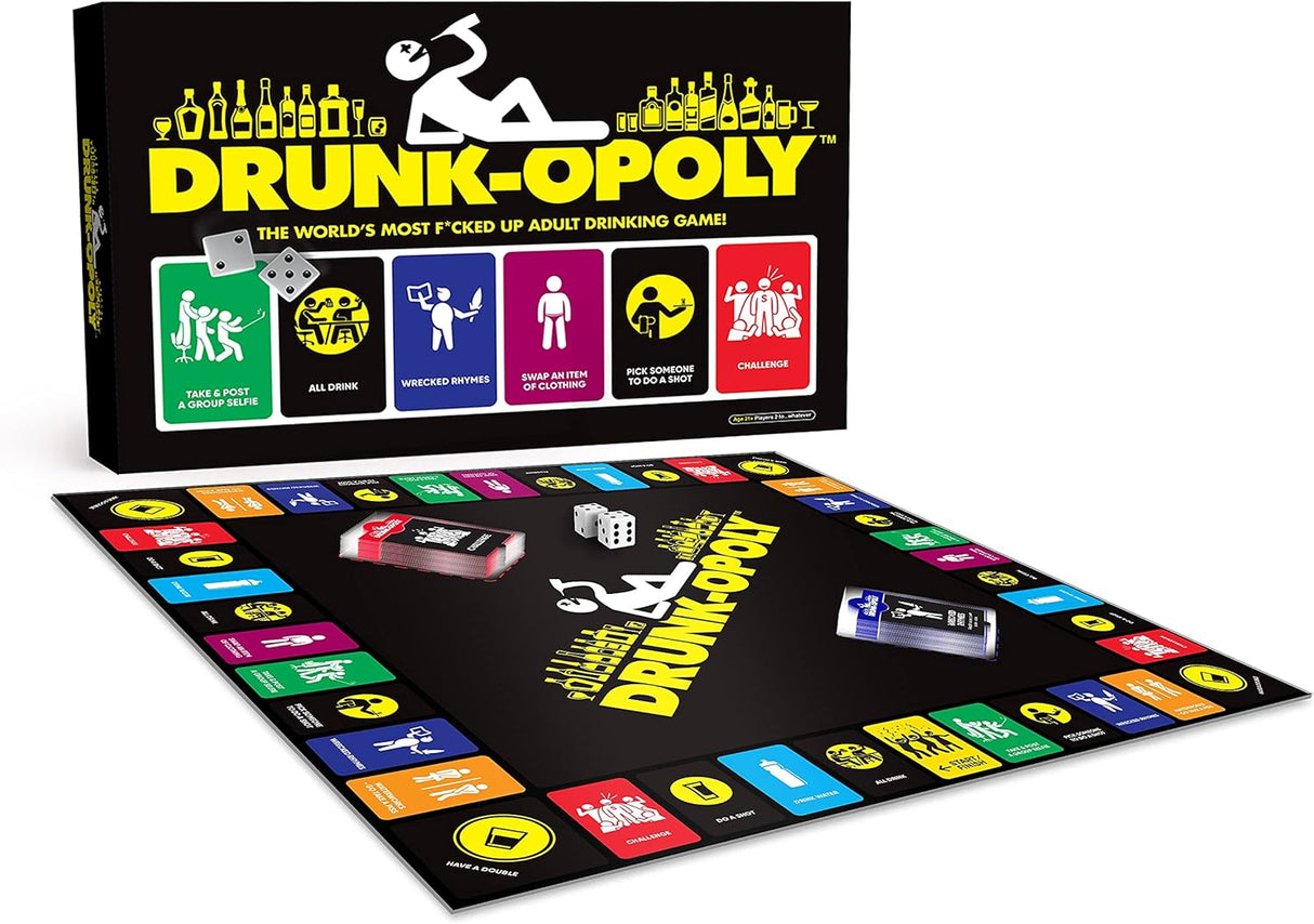 Juego de Mesa Drunk-opoly de Imagination Gaming: Retos Divertidos