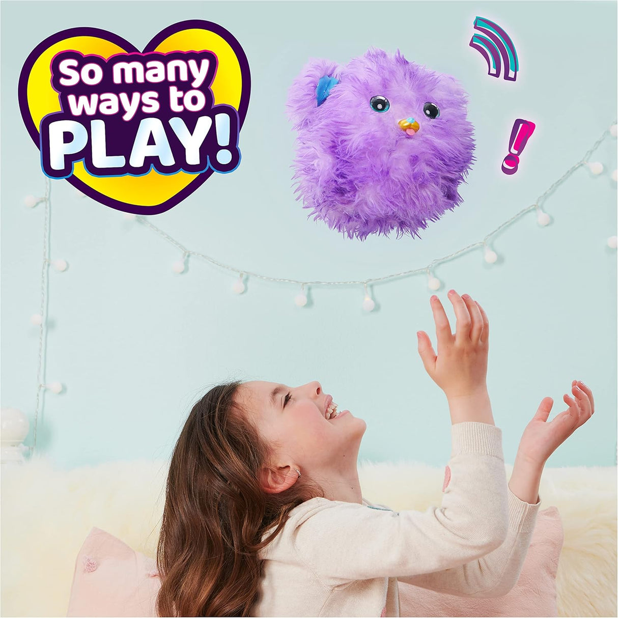 Peluche Pupper-Fluff Surprise Reveal más de 100 sonidos