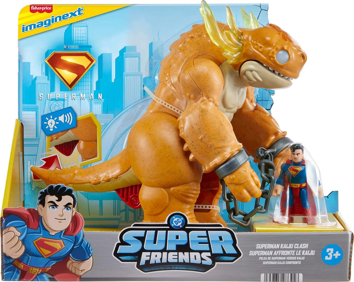 Superman Imaginext Fisher-Price con luces sonidos y figura de 3