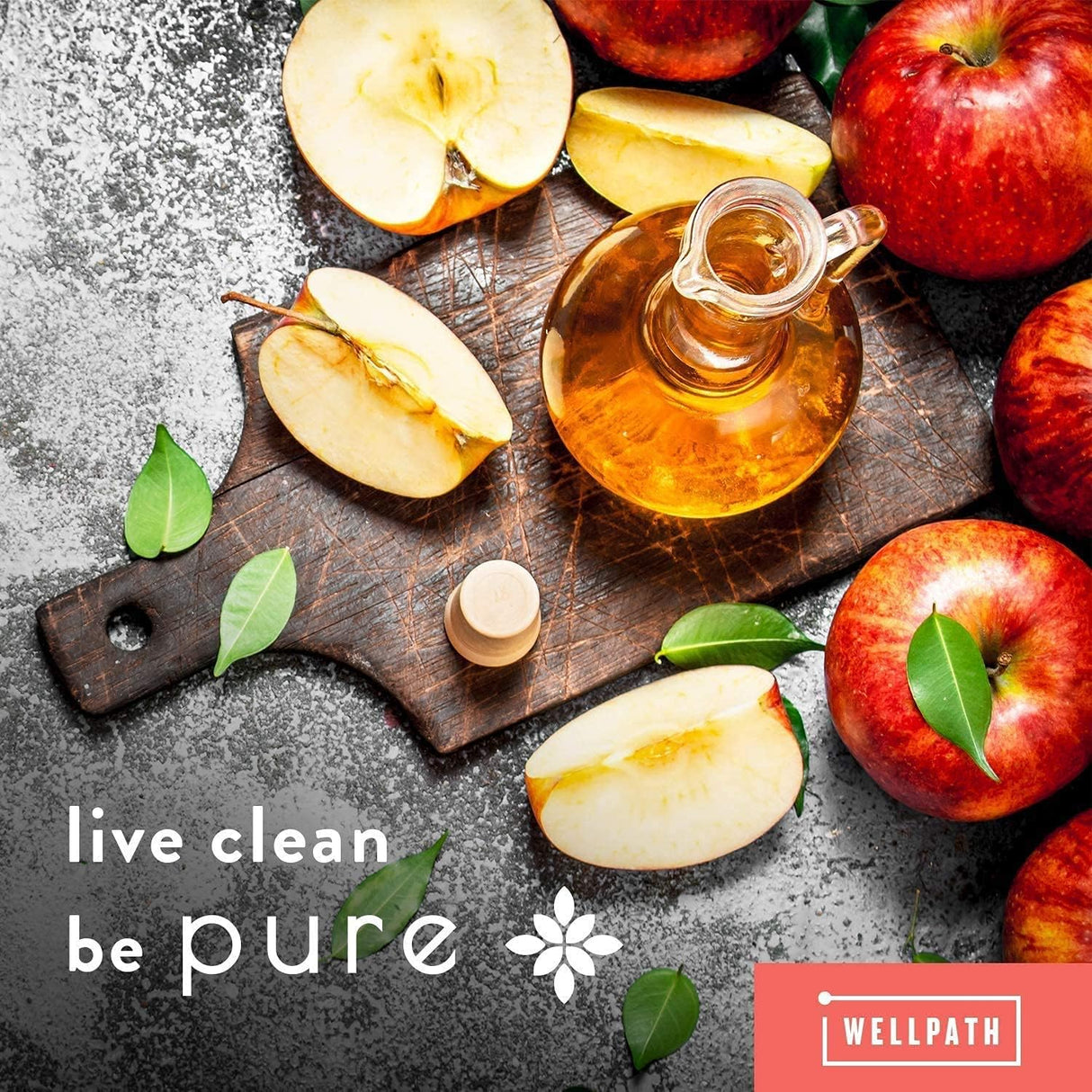 Gomitas de vinagre de sidra de manzana Veganas 60 unidades