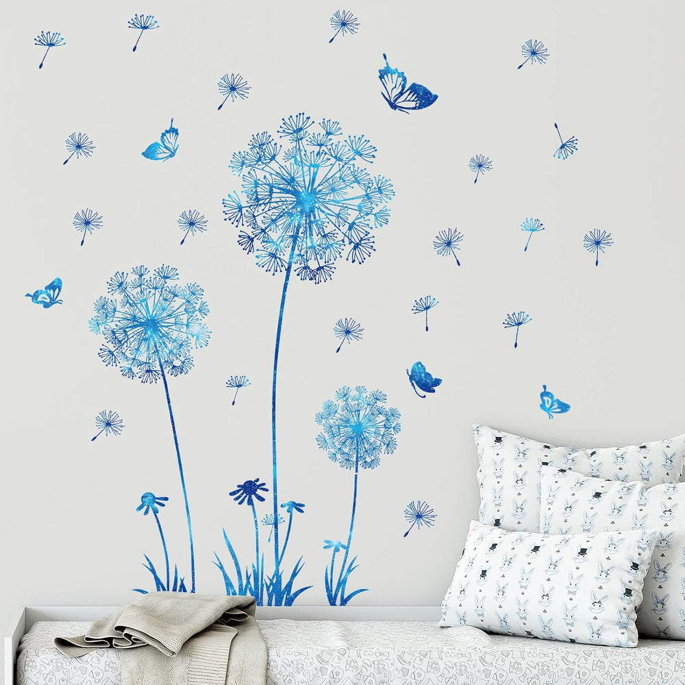 Pegatinas de Pared Flor y Mariposas Supzone para Decoración