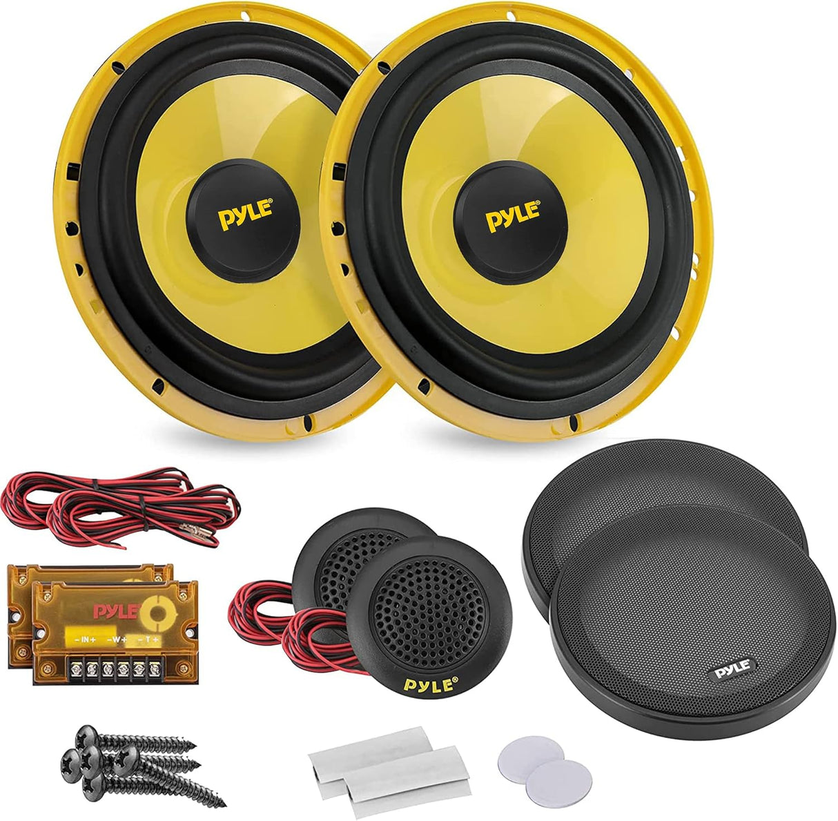Parlantes de bajo medio para automóvil PYLE PLG8C