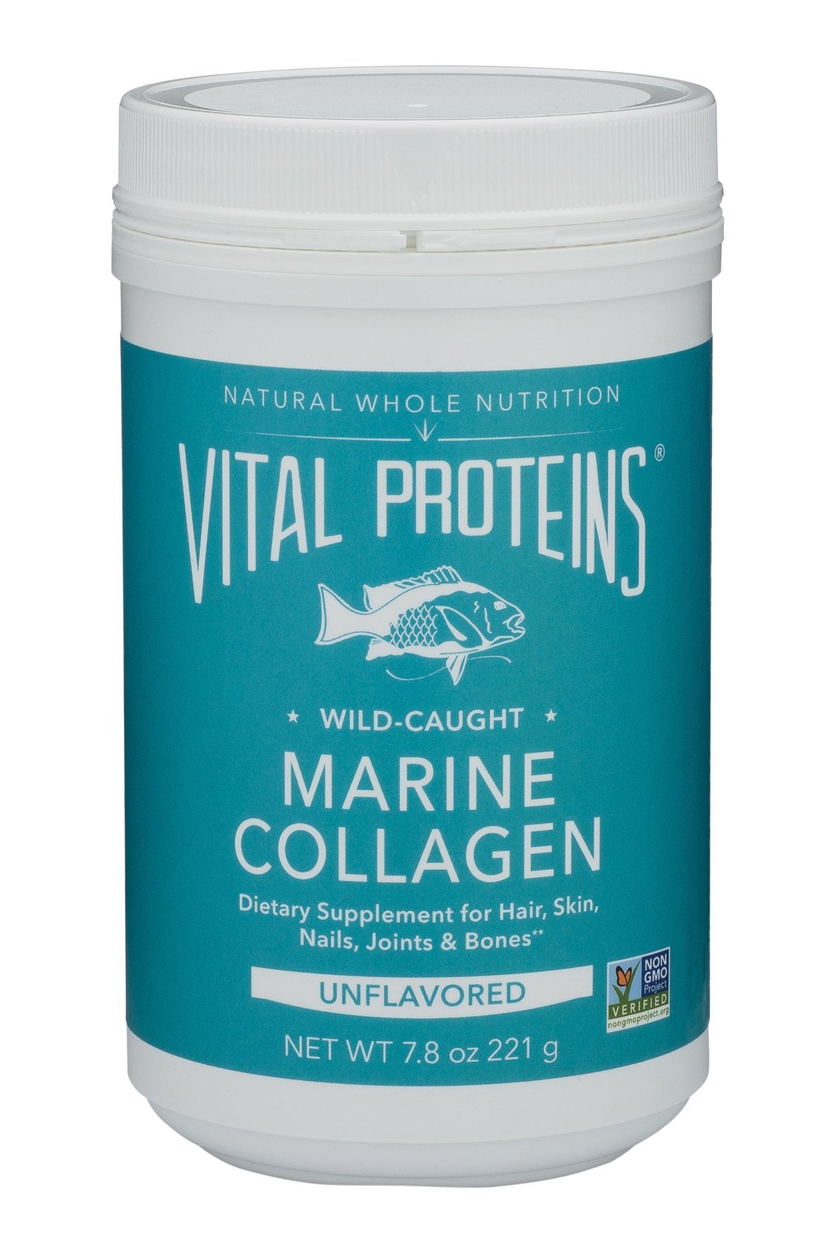 Proteínas vitales Colágeno marino Atrapado salvaje Sin sabor