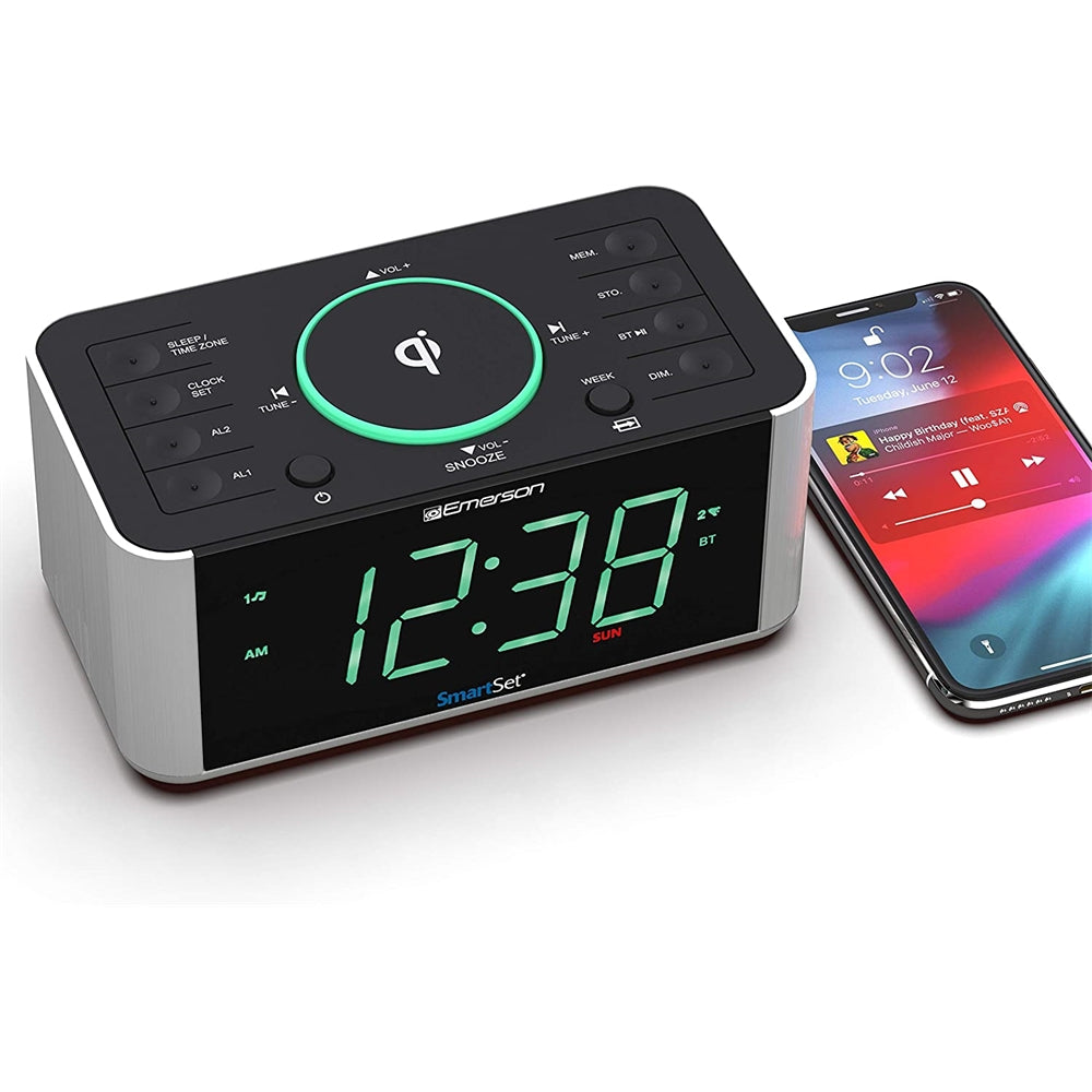 Relojes Despertadores y cargador inalámbrico QI