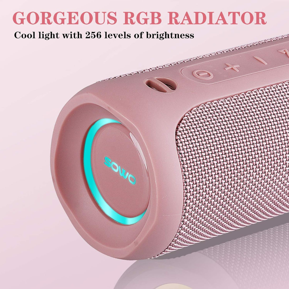 Altavoz Bluetooth portátil para exteriores IPX7 con bassboom