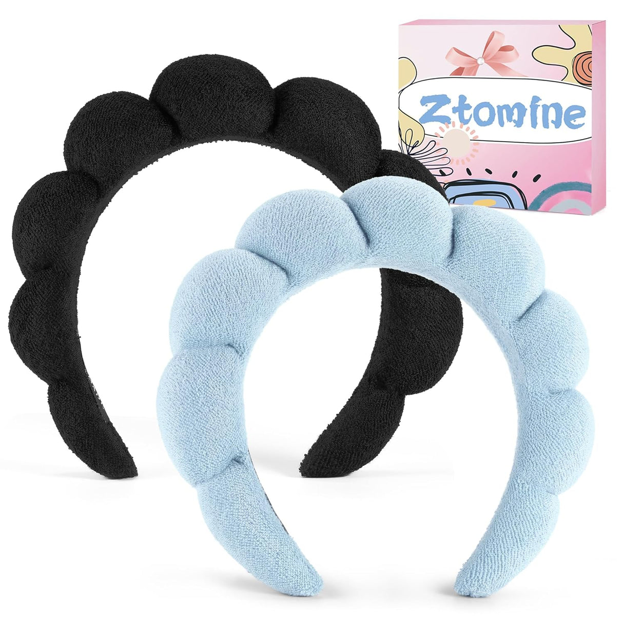 Diademas de spa para lavar la cara o el rostro Ztomine