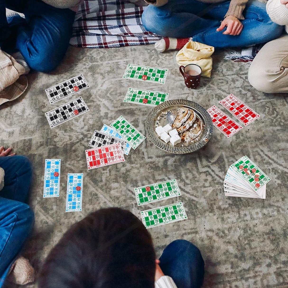 Juego de Lotería Rusa, Set de Cartas y Fichas para 15 Años