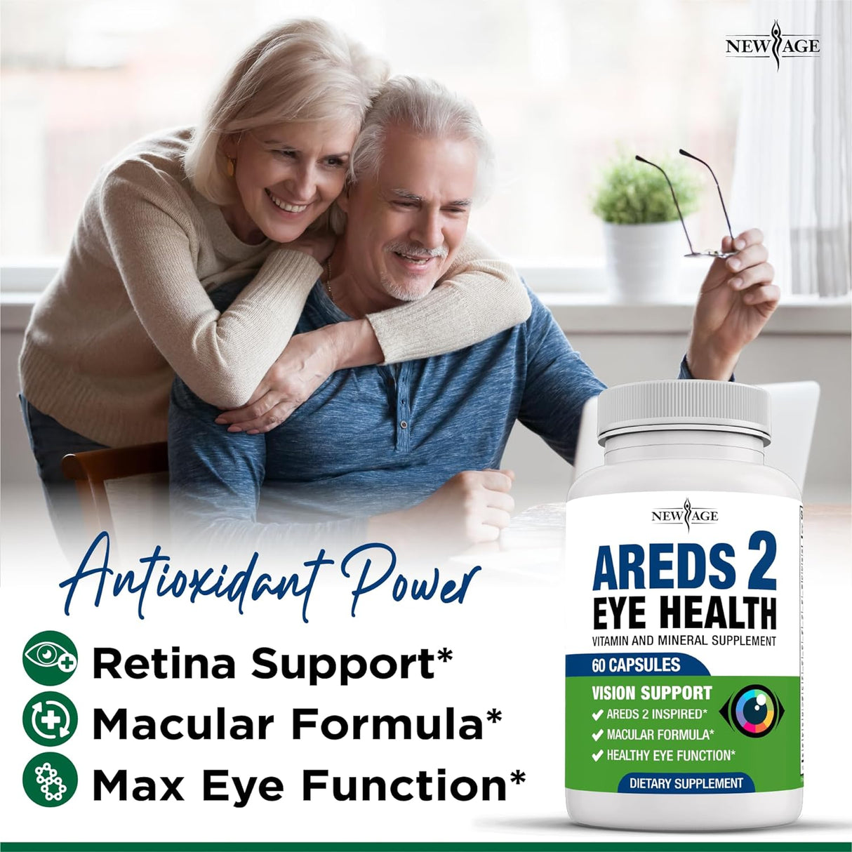 Suplemento AREDS 2 para Ojos con Luteína y Vitaminas