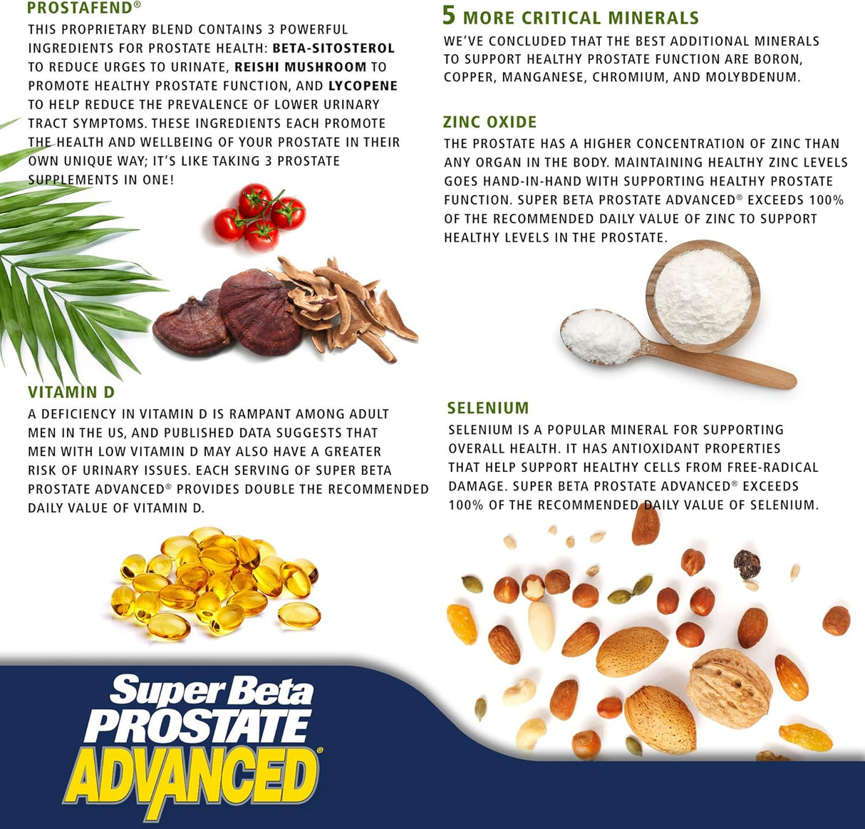 Suplementos Beta Prostate Advanced Chewables 60 masticables