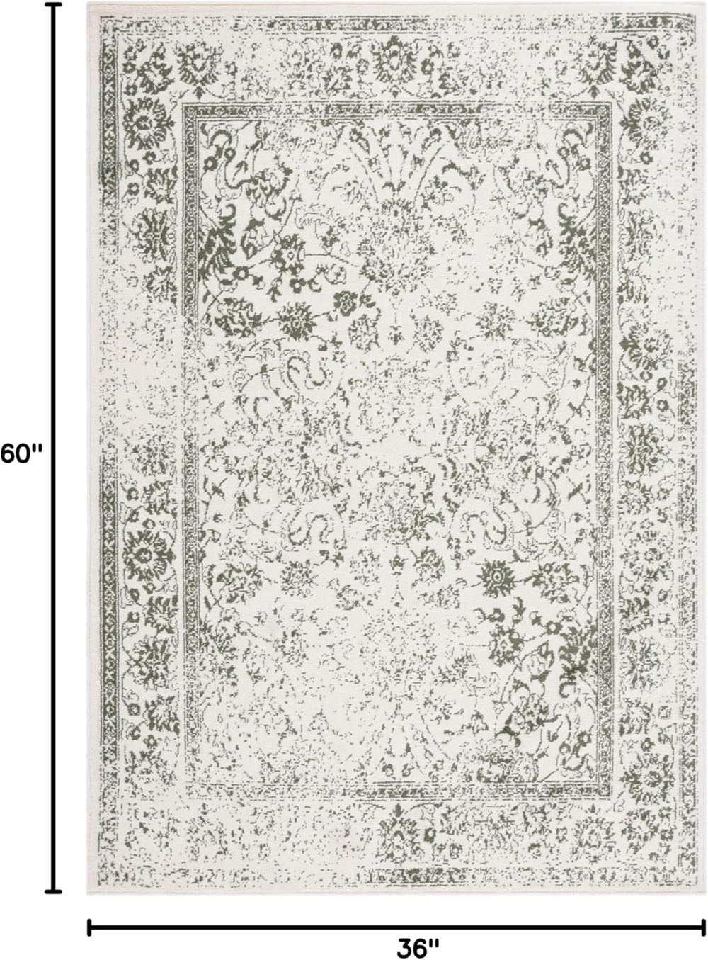 Alfombra Área Oriental Distressed, Fácil Cuidado, Modelo ADR109X-3