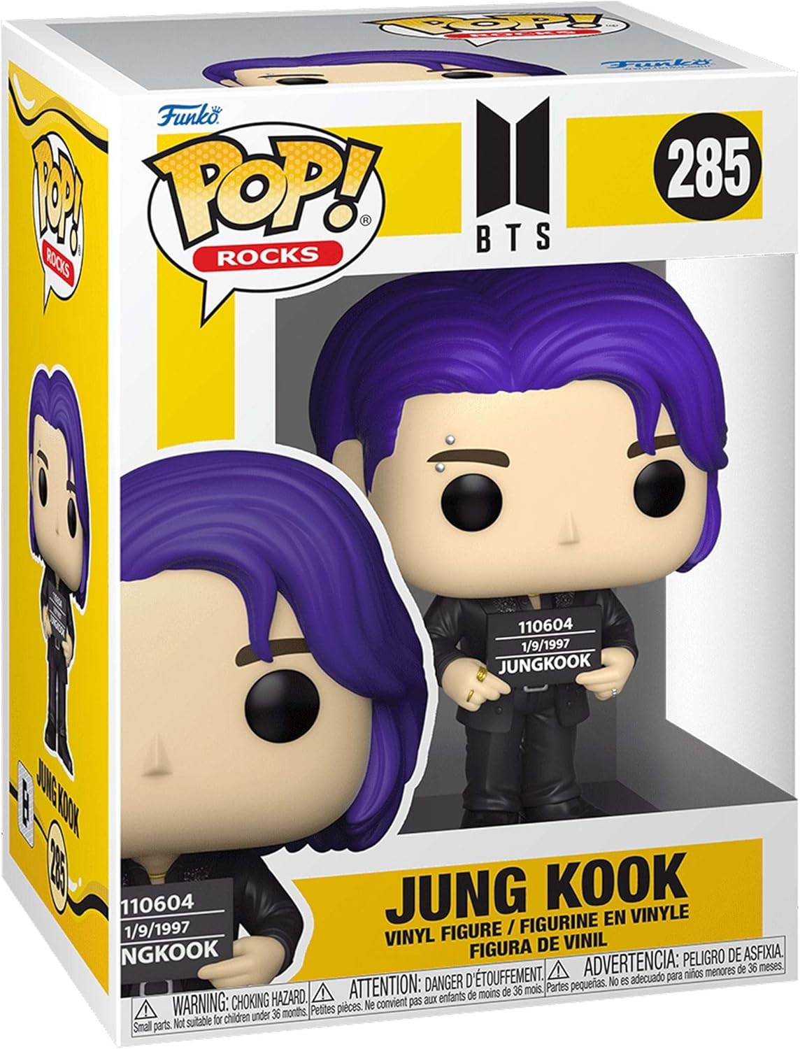 Funko Pop! Rocks: BTS - Jung Kook, figura coleccionable única