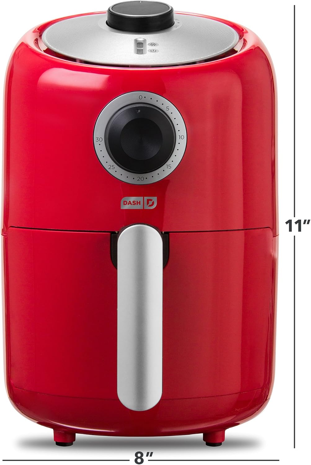 Freidora de Aire Compacta DASH, 2 Quart, Control de Temperatura