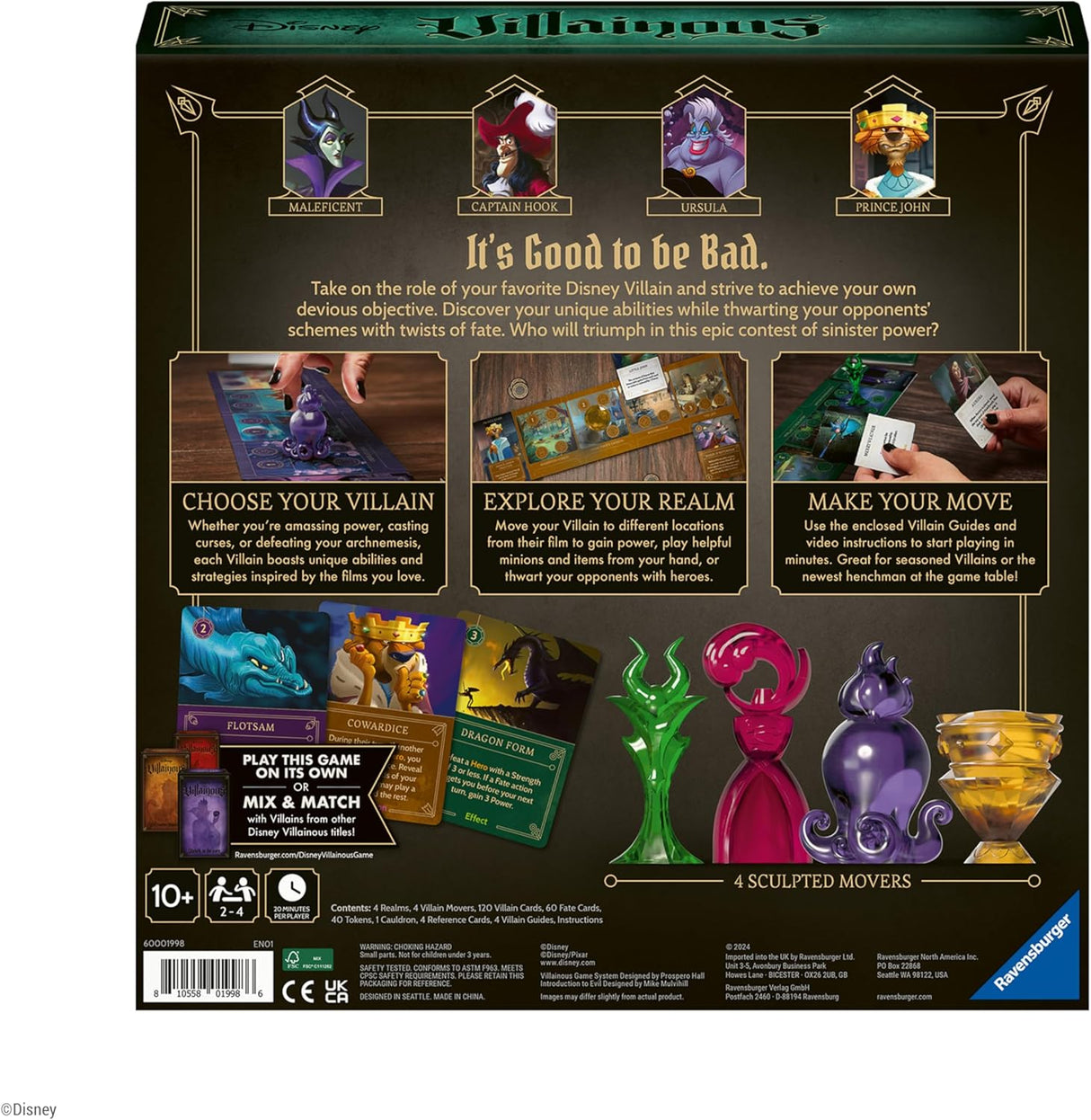 Juego de Estrategia Disney Villainous Ravensburger con Promo