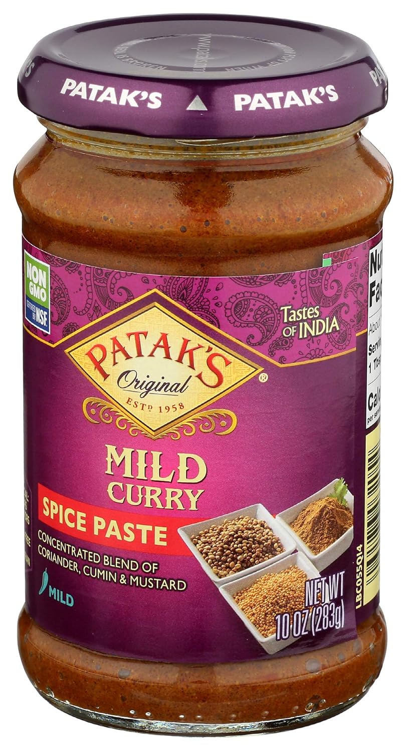 Pasta de Curry Suave Pataks 10 Oz - Sabor Auténtico Indio