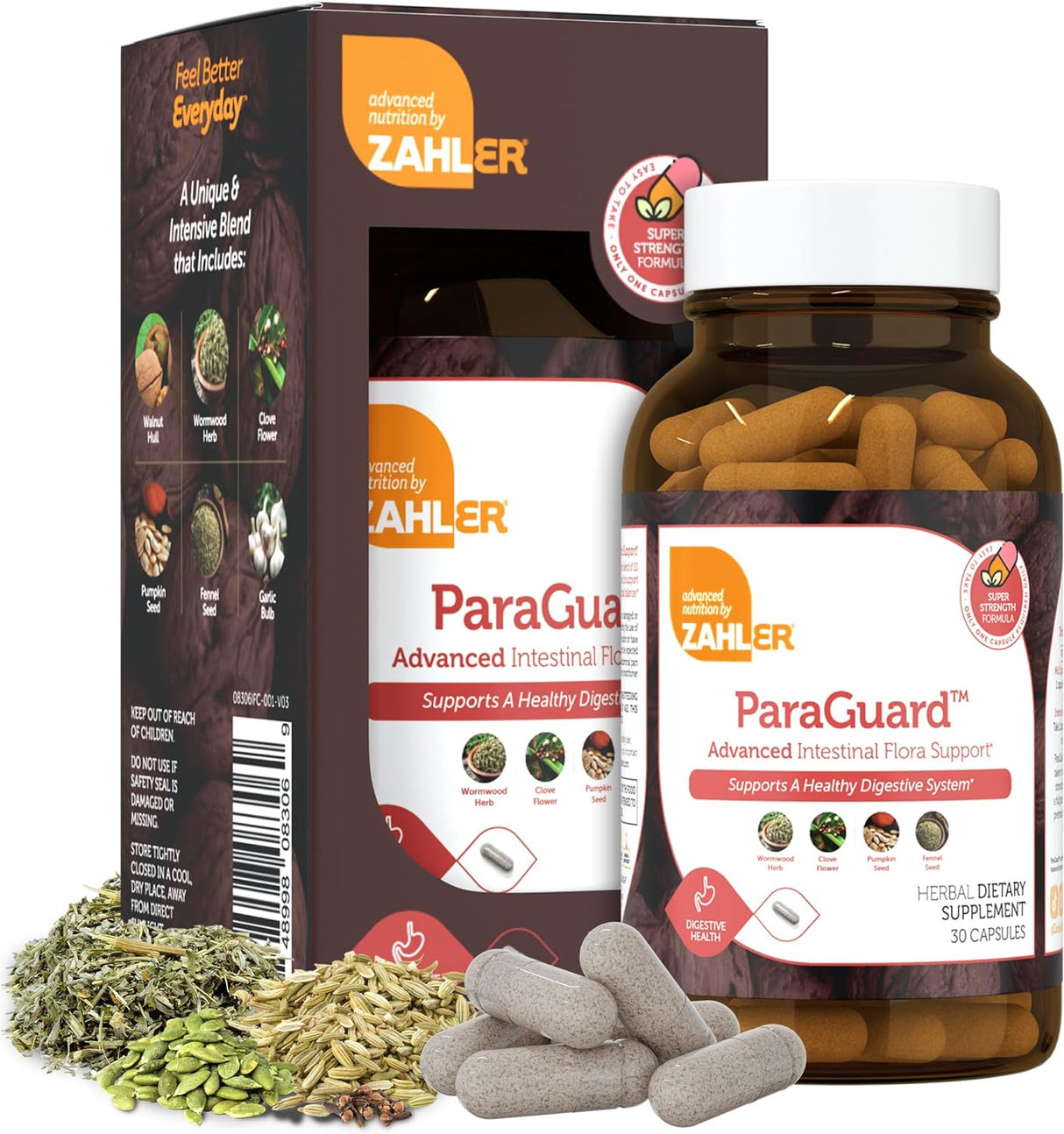 Cápsulas ParaGuard - Suplemento para Salud Intestinal Kosher