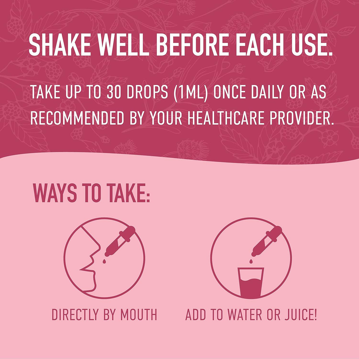 Gotas líquidas de equilibrio hormonal Con ortiga picante