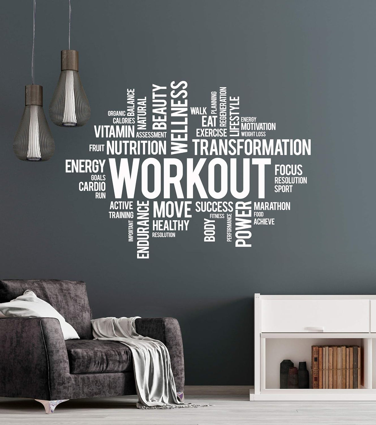 Vinilo Decorativo Motivacional para Gimnasio - Modelo ig6249