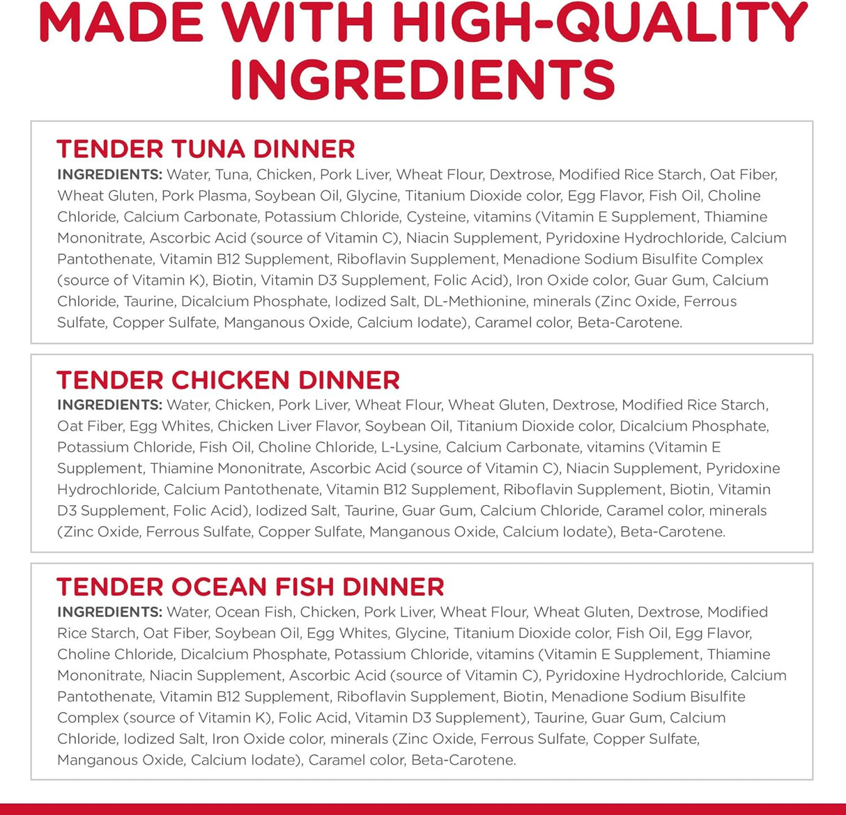 Alimento húmedo enlatado para gatos paquete de 12