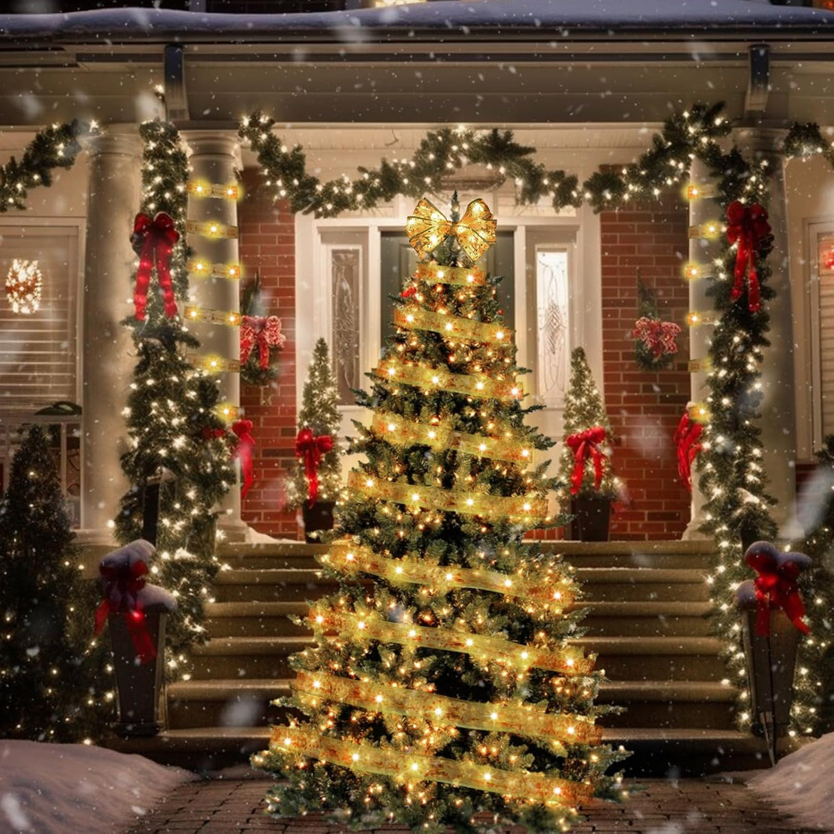 Decoraciones de Árbol de Navidad, 100 LED, Modos de Luz, USB