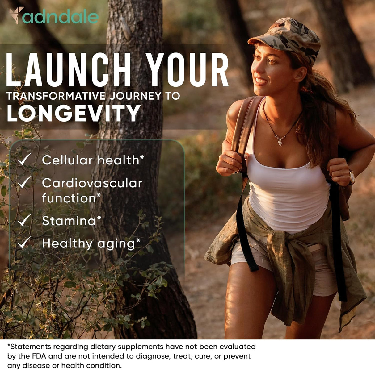 Suplemento NAD 300mg y Resveratrol 1000mg, Fórmula Orgánica