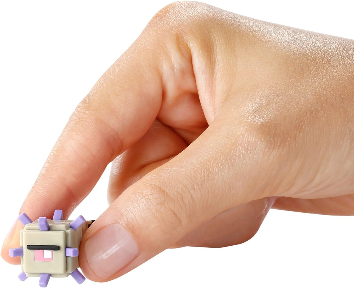 Mini Figuras Elder Guardian, Creeper y Conejo - Pack 3 Piezas