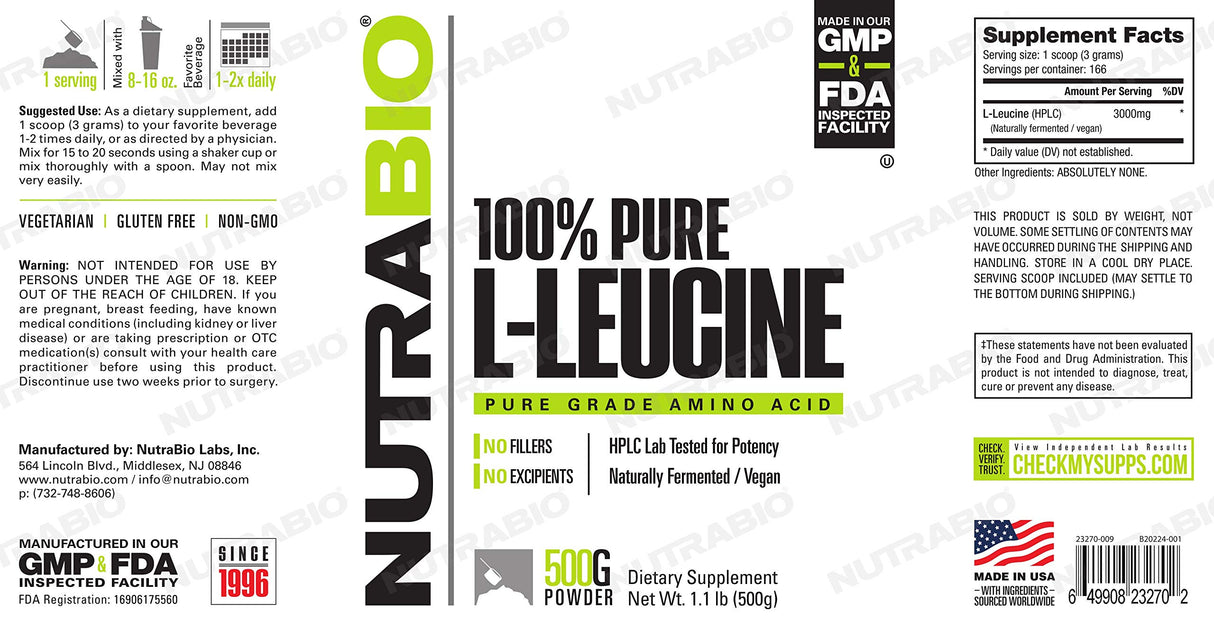 Suplemento recuperación y apoyo muscular NutraBio