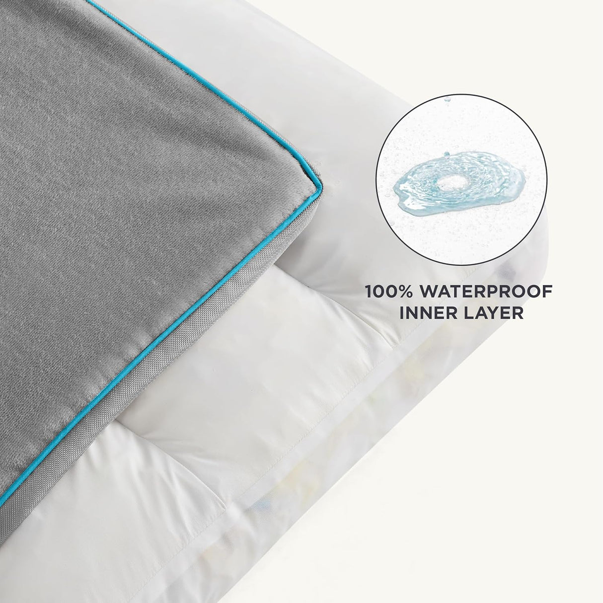 Cama impermeable para perros pequeños Bedsure, 4 gruesa, 20 lbs