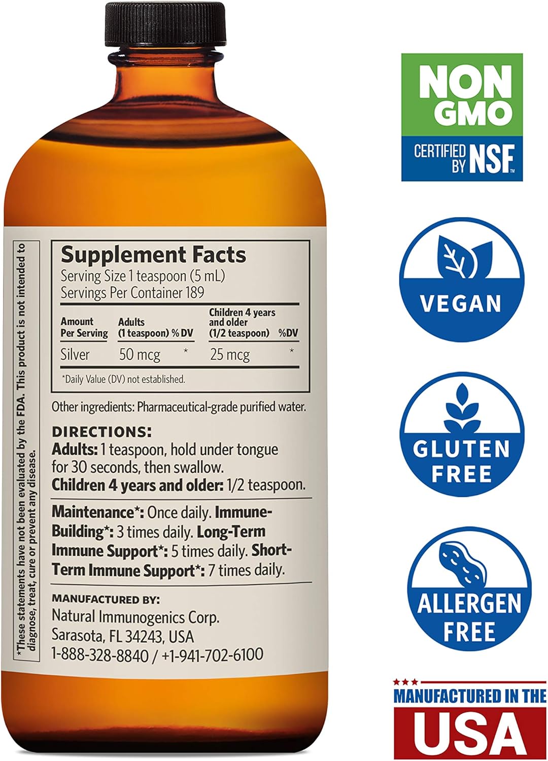 Suplementos Alimenticios Coloidal Silver