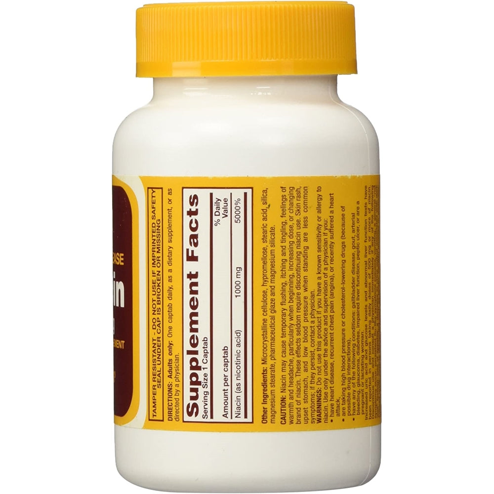 Suplemento Niacina Timed Release comprimidos 100 Pack 3