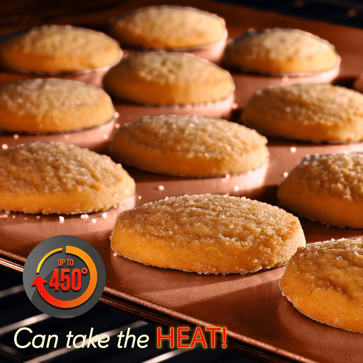 Juego de 8 piezas para hornear antihaderente NutriChef