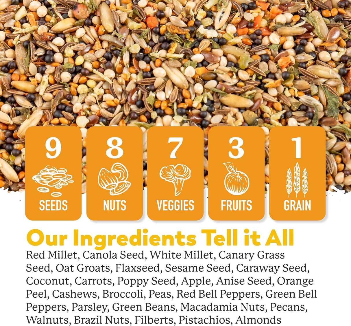 Dr. Harvey's Increíble mezcla canaria alimento natural