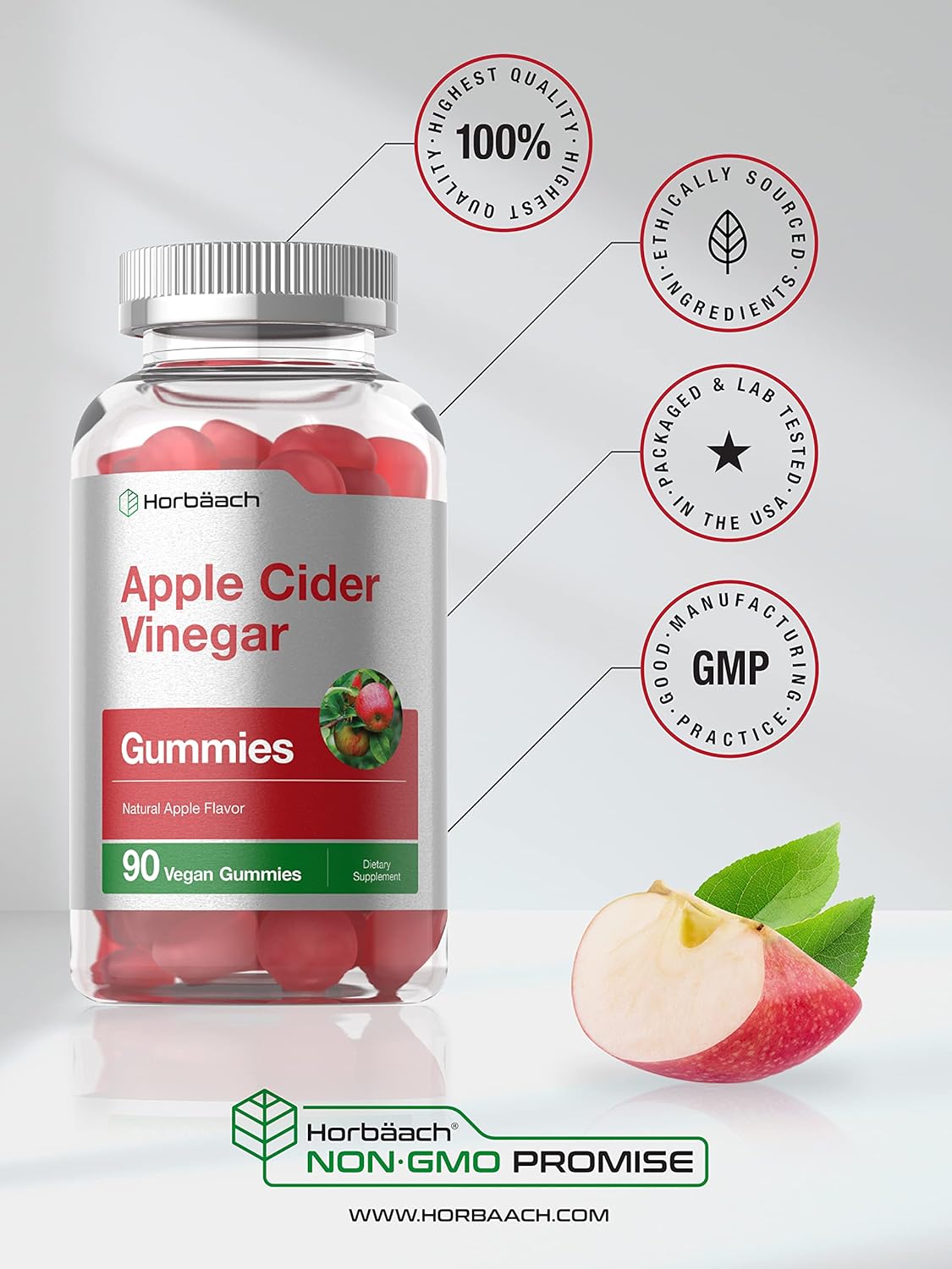 Suplementos Alimenticios veganas de vinagre de sidra