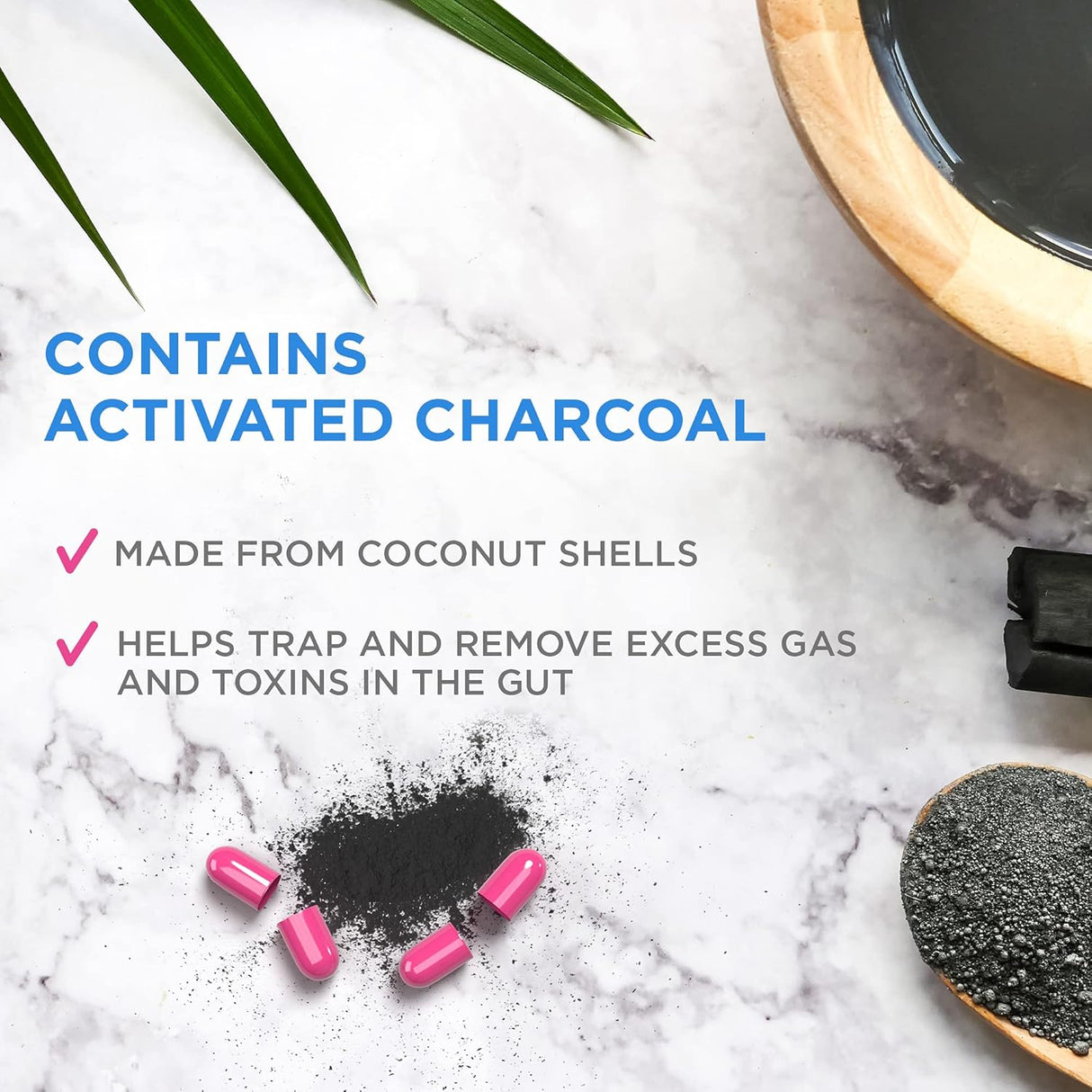 Suplementos Alimenticios Alivio de gas de acción rápida